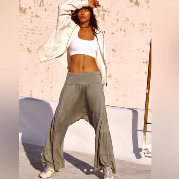 Free People Stay Low Harem Pants S - Picture 4 of 11